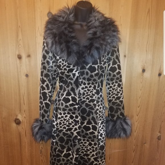 Betsey Johnson Jackets & Blazers - Vintage fur coat